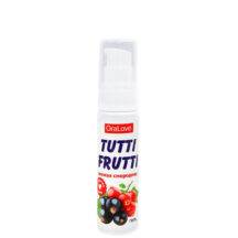 Оральная гель-смазка Bioritm Tutti-Frutti OraLove Свежая смородина на водной основе, 30 мл