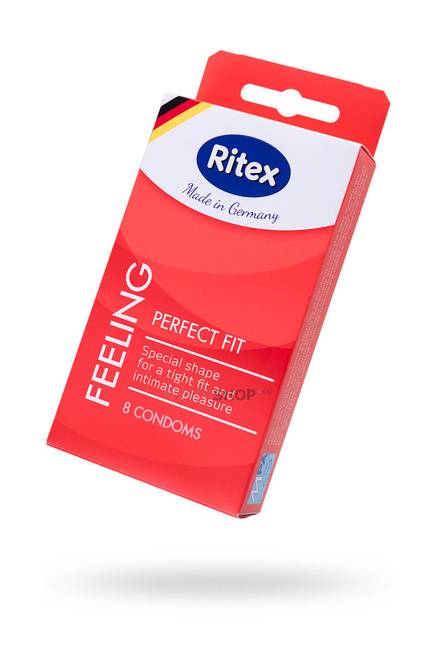Презервативы анатомической формы Ritex Feeling Perfect Fit с накопителем, 8 шт