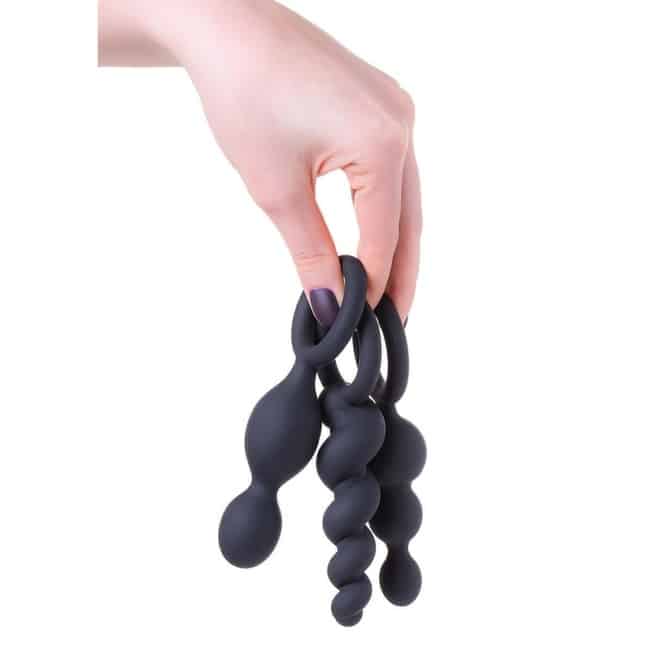 Набор Анальных Плагов Satisfyer Plugs черный