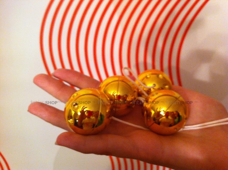 Вагинальные Шарики Gold Vibro Balls